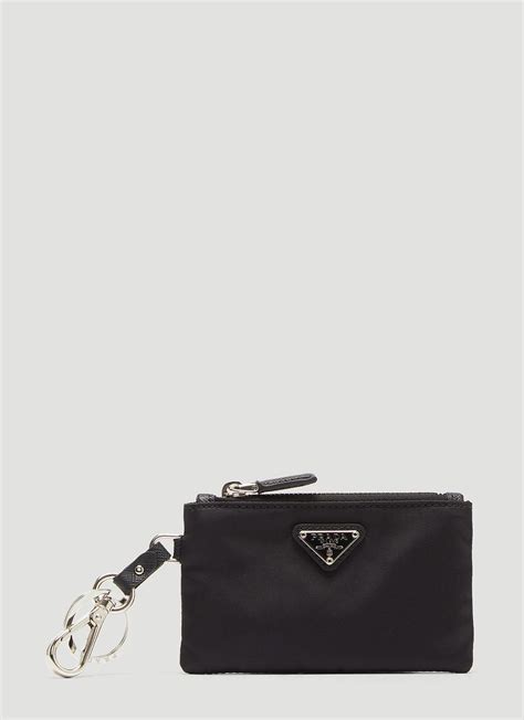 prada keychain|prada wallet with key ring.